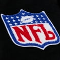 thumbnail image 3 of Men's Mitchell & Ness  Black Philadelphia Eagles Black Out Collection Vintage Full-Snap Varsity Jacket, 3 of 7