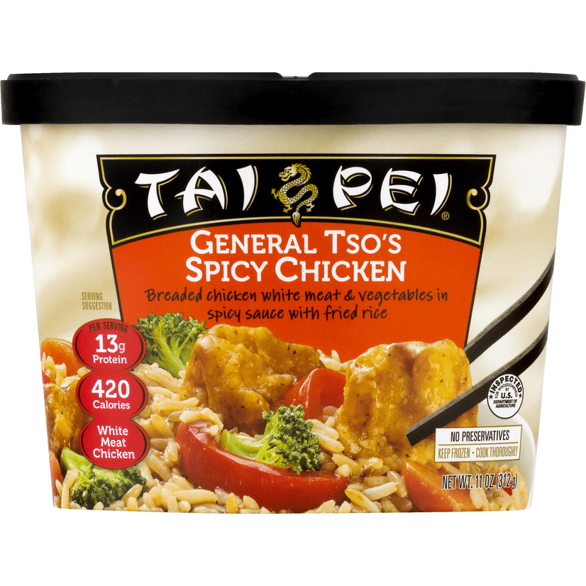 Tai Pei Frozen Chicken Vegetable Rice Spicy Chicken 11 oz