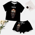 thumbnail image 2 of Tool Band Summer Home Suit For Womens Short-Sleeved Pajama Set 2pcs Loungewear Soft Sleepwear T-Shirts Tee Shirt Top And Short Sleeping Pants, 2 of 8