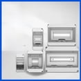 thumbnail image 1 of Caja de distribución impermeable con bucle HT-8, caja de interruptores para exteriores, para patio, impermeable, pequeña, vacía, abierta, a prueba de polvo, para uso doméstico, 1 of 4
