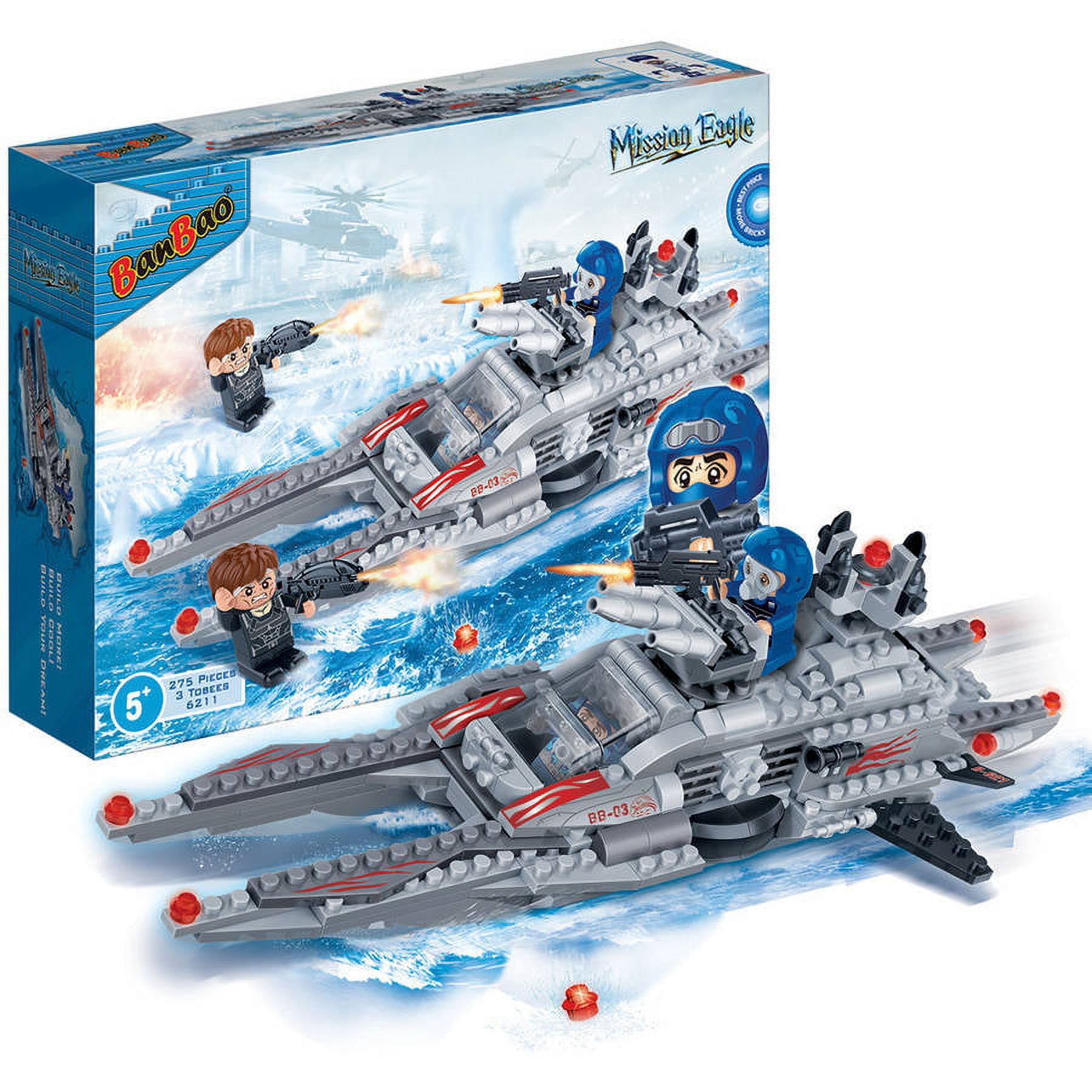 BanBao Mission Eagle Combat Boat Playset