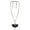 Black, variant on Stylish Turquoise with Blue Fan Tassel Long Statement Necklace