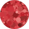 thumbnail image 1 of Ahgly Tapis d'Intérieur Lavable en Machine Carré Rouge, 3 Pieds Carré, 1 of 7