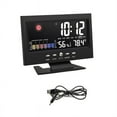 thumbnail image 6 of Lcd Color Screen Digital Snooze Alarm Clock Weather Forecast Station Temperature Humidity Time Date Display Home, 6 of 10