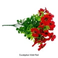 thumbnail image 2 of Billuyoard 8x flores artificiales no tóxicas para decoraciones de boda, plantas, ramo de boda, sin riego Decoración Rojo, 2 of 6