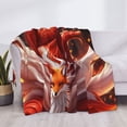 thumbnail image 3 of Balery Red Leaf Flame Fox Manta de Franela con Dibujo, Lujo Ultra Suave y Cálido, Antipelusa y Resistente a las Arrugas para Cama, Sofá, Camping -60"x50", 3 of 6