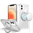 thumbnail image 6 of For Apple iPhone 16 Pro Max (6.9") Magnetic [Compatible with Magsafe] with 360° Rotatable Ring Holder Invisible Stand Transparent Cover ,Xpm Phone Case [ Clear ], 6 of 7