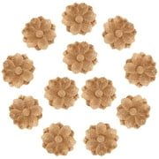Natural Burlap Flowers Handmade Burlap Rose for Wedding tion and Floral Crafts Making, Pack of 12
