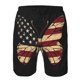 thumbnail image 3 of Fotbe Patriotic USA Butterfly Art Trajes de Baño Estampados para Hombre, Shorts de Verano de Secado Rápido, Ropa de Playa, Bañadores-X-Large, 3 of 6