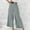 Gray, variant on Kiplyki Wide Leg Pants Women Color Elastic High Waist Linen Pant Trouser