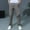Gray, variant on Men's School Uniform Cargo Pants Solid Color Flat Front Straight Leg Trousers Soft Cotton Casual Pants for School 3-14 Years
