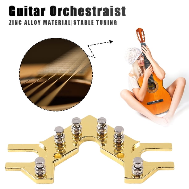 Clavijas de afinación de bloqueo de guitarra B2/B3/B4, afinador de guitarra cromado, mayordomo de cuerdas de guitarra