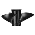 thumbnail image 6 of 362B641080 compatible for Tohatsu compatible for 9.9-20 horsepower 9.25 x 9.8 Aluminum Outboard Propeller 14 Spline Tooth 3 Blades Standard Rotation Black, 6 of 6