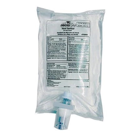 1000 mL AutoFoam Refill Alcohol Hand Sanitizer - Clear/Unscented (4/Carton)