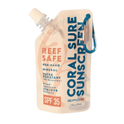 Coral Sure Sunscreen TRAVEL SIZE 1oz | Reef Safe | Broad Spectrum SPF35 | Mineral | Non-nano | Water Resistant