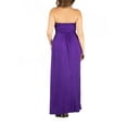 thumbnail image 2 of 24seven Comfort Apparel Plus Size Strapless Maxi Dress, 2 of 4