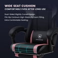 thumbnail image 6 of GTRACING Gaming Chair with Footrest Ergonomic Reclining Office Chair Swivel Rocker, Pink, 6 of 9