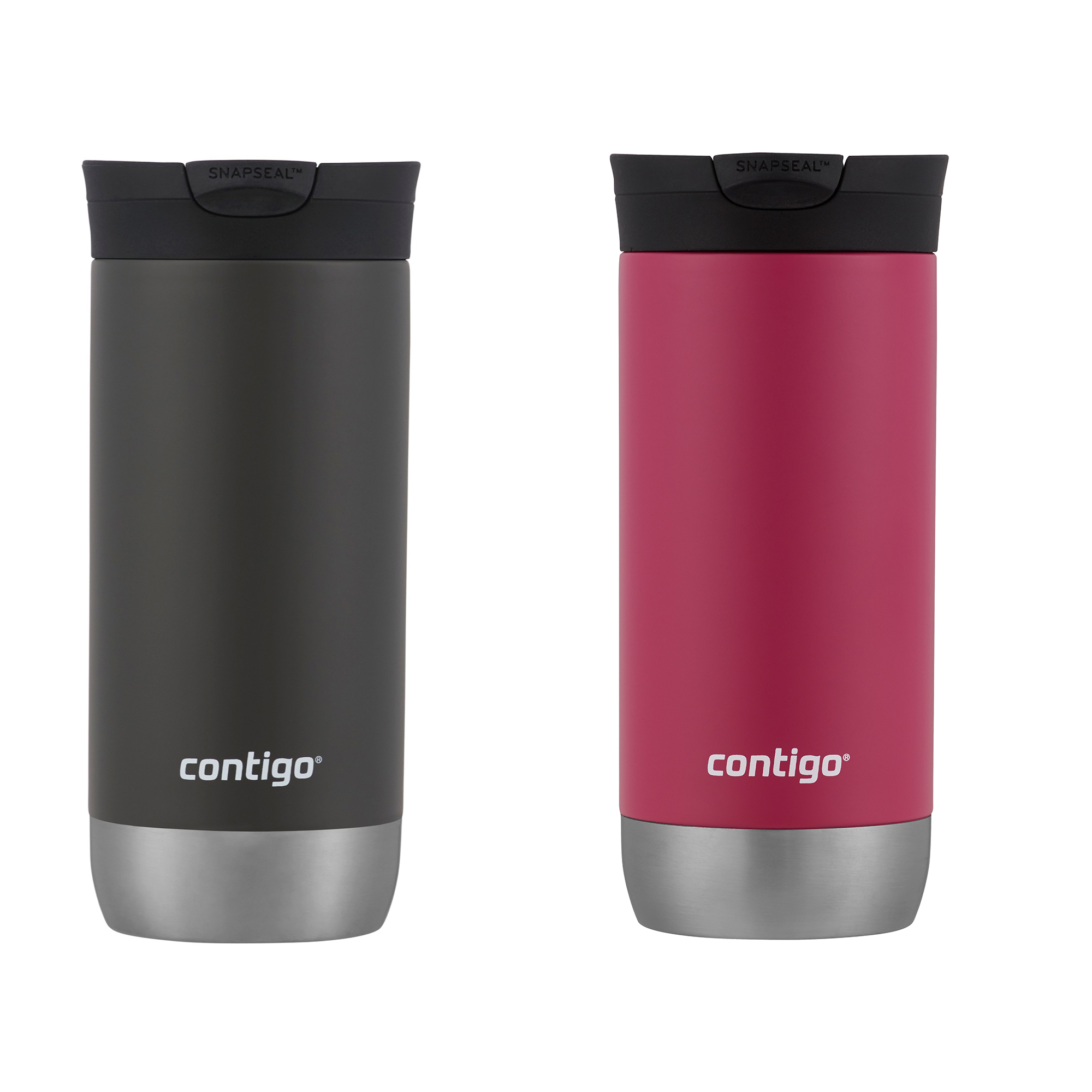 Details about &nbsp;2 Pack Travel Mug 20 Oz Contigo Couture Autoseal Spill-Proof Pearl Silver