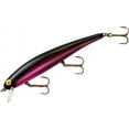 thumbnail image 2 of Bomber Long 15 a 15a Striper Barra Bass Crankbait Diving Lure Black Purple CC1, 2 of 3