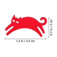 thumbnail image 2 of 24pcs Cartoon Cat Dog Shape Wine Glass Charms, 2 of 3