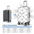 thumbnail image 4 of Hirioo Antenna Icon for Elasticity Suitcase Cover (No luggage Included) Durable Luggage Protector Fits 18-32 Inch Luggage-X-Large, 4 of 7