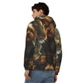 thumbnail image 4 of Vsdgher Forest Creek Cute Dog Mens Hoodies Zip Hoodie, Hoodies for Men, Zip-up Hooded Sweatshirt-Large, 4 of 5