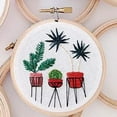 thumbnail image 4 of veasfak Handmade Embroidery Needlepoint Crafts With Embroidery Hoop, Color Threads, EC002, 4 of 9