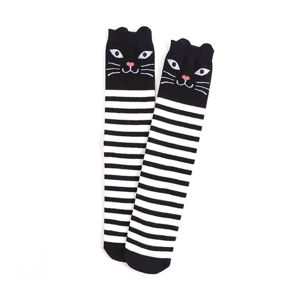 Girls Pantyhose Cute 3D Cartoon Animal Pattern Over Knee Socks Stocking