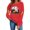 T-Red halloween costumes for women, variant on DIOAZUD Womens Halloween Sweatshirts Cute Ghost Print Pullovers Fall Classic Crewneck Long Sleeve Sweater Tops Halloween Costumes