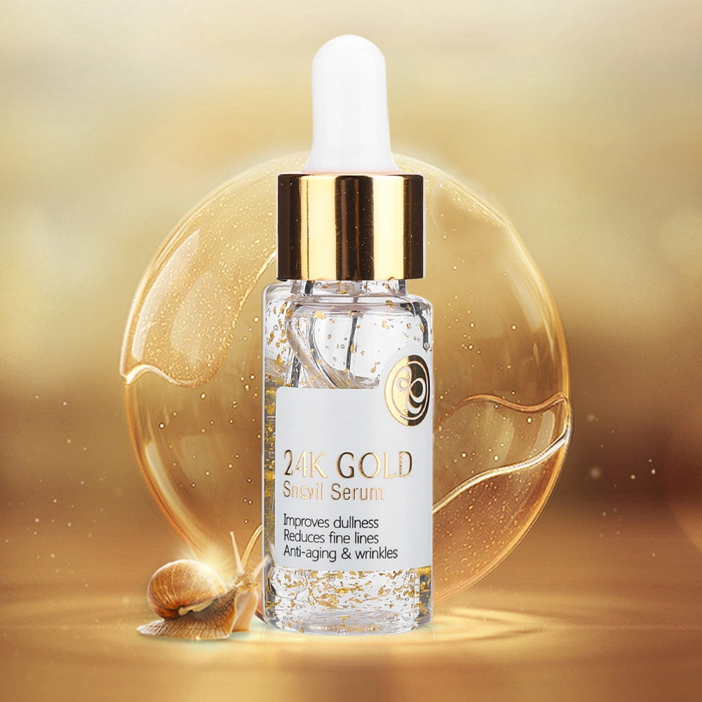 24KGOLD SNAIL 美容液 EGF 30ml 17ML 24K Gold Facial Serum, Foil Snail Facial Serum Firming