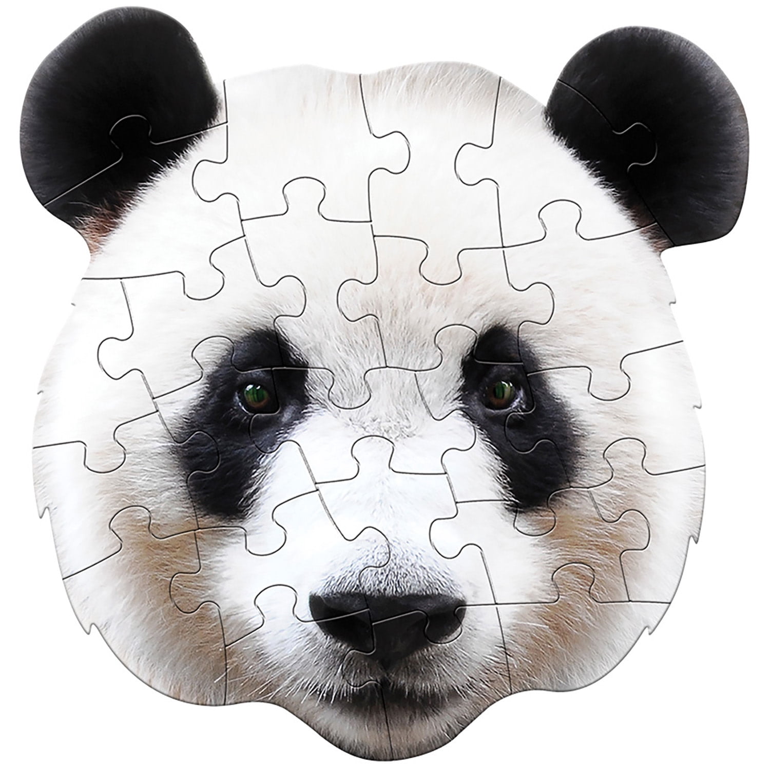 Madd Capp: I Am Panda - 24 Piece Puzzle -Kids Animal Head-Shaped