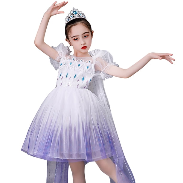 Dress For Girls, New Movie Princess Dress Up Costume For Halloween Christmas  Party, Outfit Fits Sizes 4-6X - For Girls Ages 3, 4, 5 & 6 - Walmart  Business Supplies