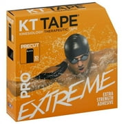 KT Tape Black Pro Extreme Therapeutic Elastic Kinesiology Tape - 150 Strips