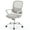 Gray, variant on Gianna Ergonomic Mid-Back Mesh Desk Chair with Plush Armrests and Cushion for Home Office Comfort，Black