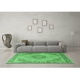thumbnail image 3 of Ahgly Company Indoor Rectangle Medallion Emerald Green Traditional Area Rugs, 7' x 9', 3 of 4