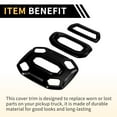 thumbnail image 5 of Unique Bargains 1 Set Roof Reading Light Lamp Cover Trim for Jeep Wrangler JL JLU 18-24 for Jeep Gladiator JT 2 Door 4 Door Dome Light Reading Light Lamp Panel Cover Trim ABS Black, 5 of 6