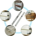 thumbnail image 5 of 17mm Wide Mini Drawer Slides Two-way Pull-out Slide Rail Track Rail 1 Pair Drawer Runners, 5 of 6