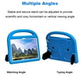 thumbnail image 5 of Portable Heavy Duty Kids Case for Amazon Fire Max 11 13th Generation 2023, EVA Shockproof Armor Military Grade Lens Protection Case with Kids Friendly Handle Foldable Stand Bracket Case, Blue, 5 of 10