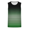 thumbnail image 2 of Maean Mens Cotton Tank Top Striped Color Block Sleeveless Crew Neck Loose Summer Workout Gym Tshirts, 2 of 5