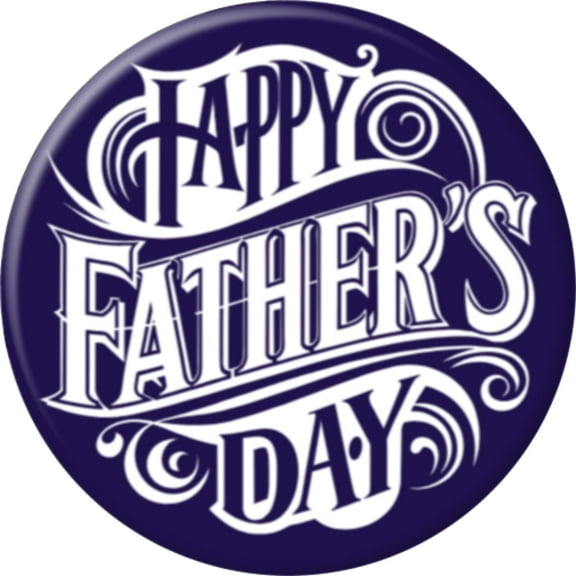 Angel Buttons 3 inch pin-back button Father's Day