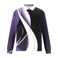 thumbnail image 4 of Suéteres de Manga Corta de los Hombres Top de Solapa / Camisa Diseño Deportivo Casual, Tela Suave Transpirable para el Uso Diario Al Aire Libre de Invierno, 4 of 7