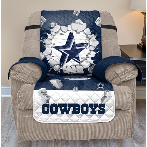 Dallas Cowboys 65 X 80 3d Recliner Protector Blue Walmart Com