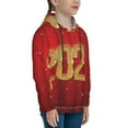 thumbnail image 3 of Fotbe Happy New Year 2025 F Pattern Youth Pullover Hooded Sweatshirt, Boys Hoodie, Kangaroo Pocket Hoodie for Kids Girls -Medium, 3 of 6