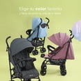 thumbnail image 2 of ESQUIMAL Carriola de Bast&oacute;n para Beb&eacute;, Carreola de Viaje, Plegable y Ligera, Con Toldo Amplio, Respaldo Ajustable 4 Posiciones, Reclinaci&oacute;n Total (Azul - Gris), 2 of 7