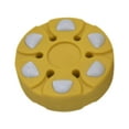 thumbnail image 3 of DYNWAVECA Rondelle de Hockey à Roulettes Hockey Rondelle de Rue Cadeau Équipement d'Entraînement pour Plancher de Rue Ballon d'Entraînement Ballon de Hockey pour Compétition Sportive, Jaune, 3 of 10
