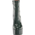 thumbnail image 2 of Jessica Simpson Madlaina Green Spruce Faux Patent Mid Calf Side Zip Heeled Boots (Green Spruce, 5.5), 2 of 6