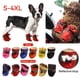 thumbnail image 3 of Cubiertas de zapatos impermeables para mascotas, zapatos antideslizantes reutilizables resistentes al desgaste para cachorros, botas para perros pequeños y gatos, 4 unidades por juego, 3 of 4