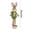 Green, variant on Cadancy 23-Inch Long Legged Easter Bunny Figurine, Handmade Orange Tutu Skirt Rabbit Doll with Flower Basket for Spring Home Decor