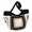 black, variant on Crochet Tote Bag for Women, Large Capacity Granny Square Boho Bucket Bag, Foldable Knit Shoulder Handbag for Beach, Vacation, Shopping and Daily Use