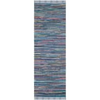 Multi colored rag rug